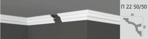 Плинтус Де-Багет П22 50/50 фото 1