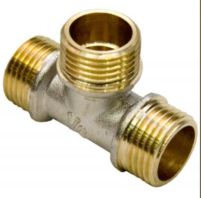 Тройник 3/4" ш/ш/ш ник-лат фото 1