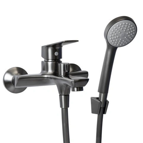 Смеситель для ванны 35к MIXLINE ML15-01GR Графит фото 1