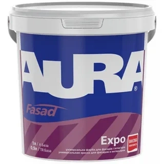 Акриловая матовая краска для фасадов "AURA EXPO 4.5л", тонируется по ESKAROCOLOR фото 1