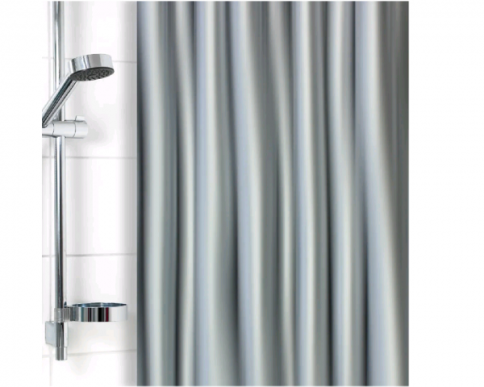 Шторка д/в Вилина "Мираж" 180*180 Серебряная фото 1