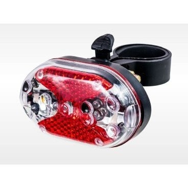 Габарит задний J-RT09 7режимов (3диода), работает от батарейки фото 1