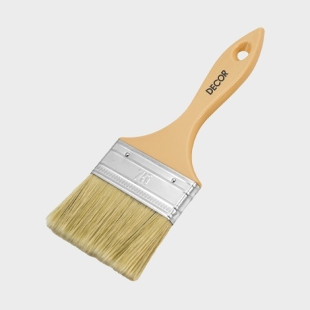 Кисть плоская "Суббота" 75*14 свет. смеш. щетина, пластиковая ручка "Намерение" (113295) фото 1