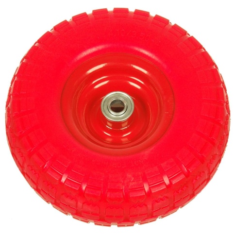 Колесо для тачки полиуретан PU, 4.1/3.5-4 втулка D16 мм,МИ (444666) фото 1