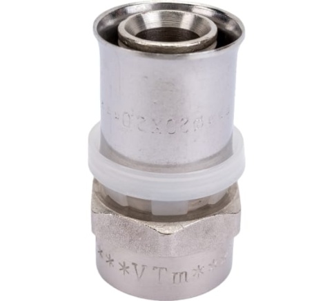 Соединитель пресс с переходом  Valtec 20*1/2 "г на вн. р.  фото 1