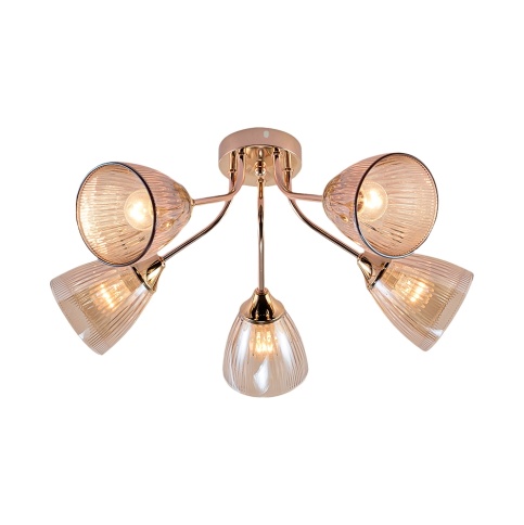 Люстра XA1513В/5 FGD золотой E27 фото 1