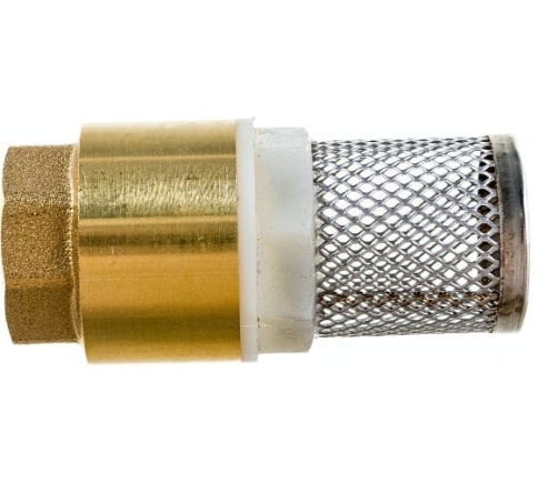 (!) Обратный клапан 1/2" с сеткой фото 1