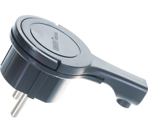 Эл.вилка-невидимка с/з  черная 5565419  фото 1