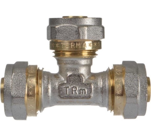 Тройник ТМ-К 16*16*16 ц/ц/ц фото 1