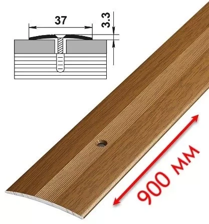 Порог-стык А5 088 Орех 900х37 ПС 03.900.088 фото 1