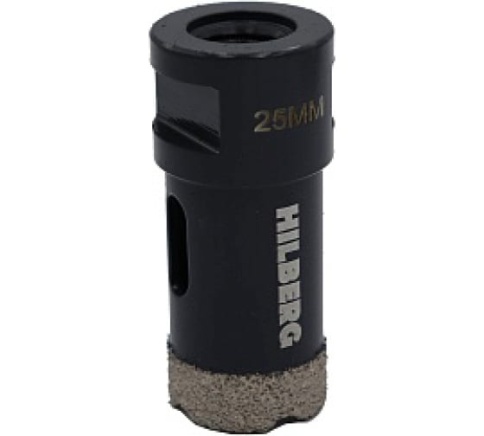 Коронка алмазная 25 мм Hilberg Super Hard М14 НН625 фото 1