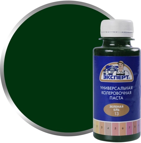 Эксперт Краситель универсальный №13 зеленая ель 100мл фото 1