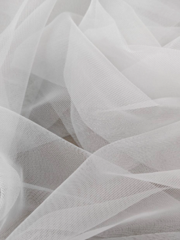 Сетка однотон,дождик белый(318281) 1032(12004 V01)/300 см фото 1