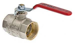 Кран шаровый VT.214 1 г/г с ручкой ! фото 1