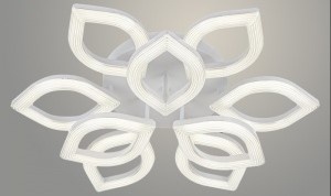 Люстра 2164/6+3С белый 198W 3000k-6000k d680 диммер фото 1