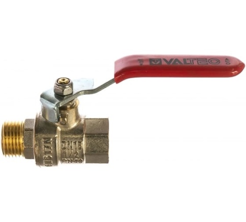 Кран шаровый VT.215 1/2 г/ш с ручкой фото 1