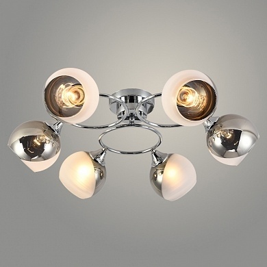 Люстра XA1357/6 CR хром E27 фото 1