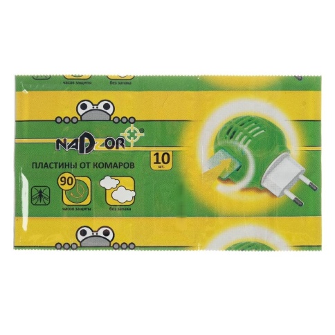 Пластины от комаров б/з Nadzor/36 (10шт) фото 1