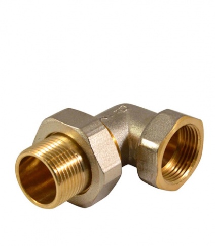 Американка угловая 1"F-1"М ник-лат фото 1