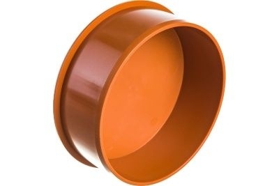 Заглушка для наруж.канализации ПРОАКВА 110 (в раструб) фото 1