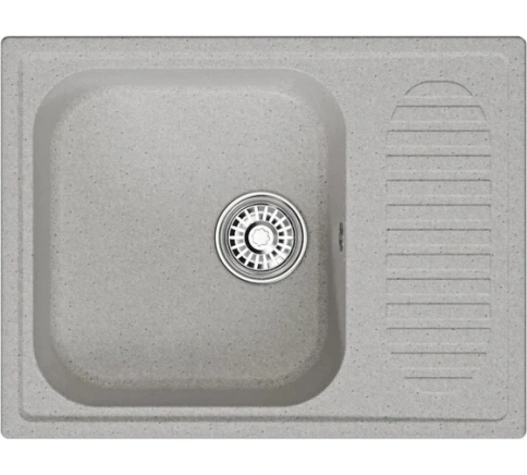 Мойка ML-GM18 с крылом, серая (310), 640*490*190мм фото 1