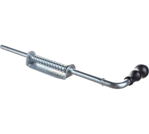 Засов полуавтомат гаражный Ф16 П/А 300мм фото 1