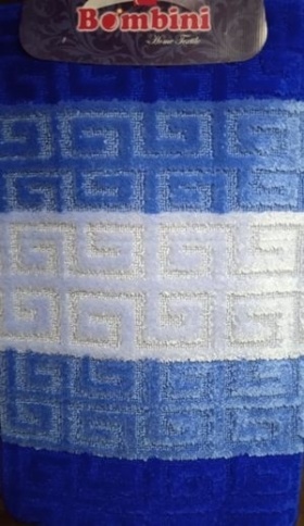 Коврик BENGAL ZEBRA 1шт 50*80 синий фото 1