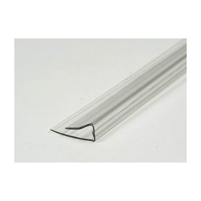 Профиль торцевой (6мм, 2.1 м, прозрачный) фото 1