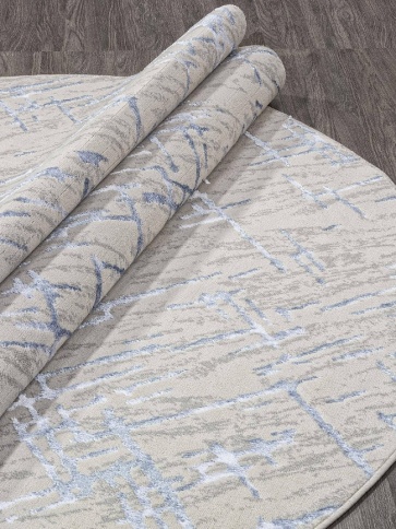 Ковер LIMAN 2.8*3.8 овал F164 Cream-Blue фото 2