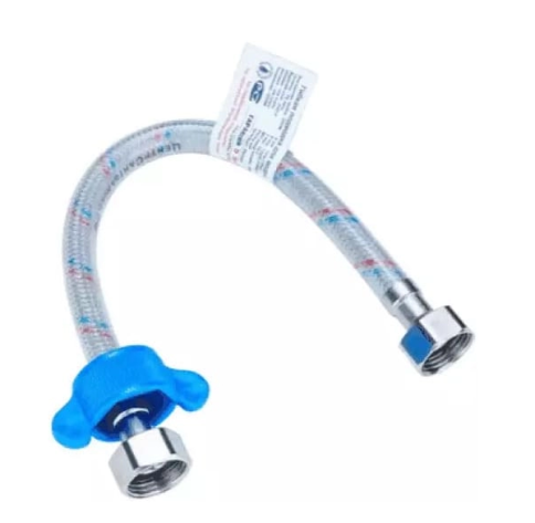 Подводка вода оплетка нейлон ПВХ 2,5м г/г фото 1