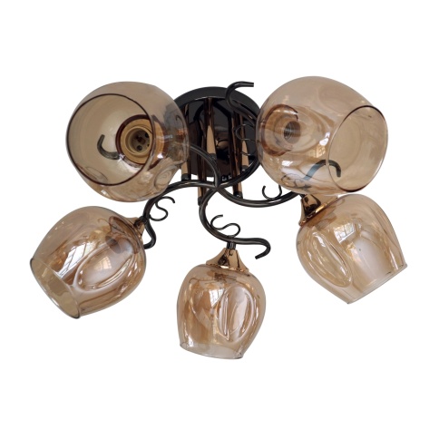 *Светильник потолочный 31948/5BK+FGD AMB фото 1