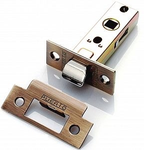 Защелка межкомнатная PUERTO L 3-45 AB бронза ант фото 1