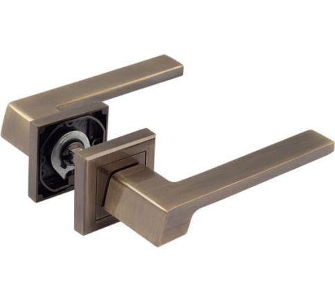 Ручка дверная  111К AL ст. бронза фото 1