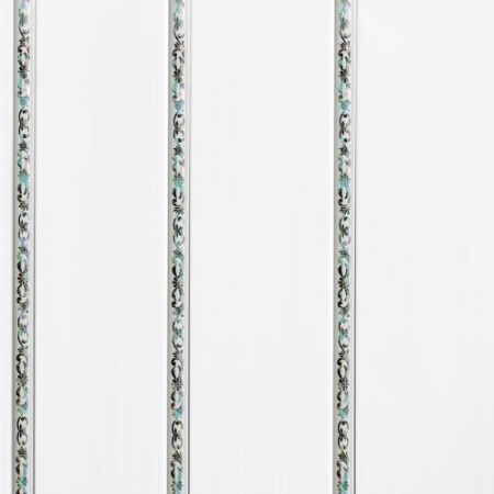 Панель 3-х секционная потолочная Элегия белая (3,0*0,24*8мм) (1уп=10шт.) фото 1