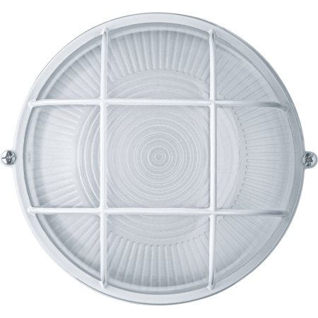 Светильник NBL-R2-60-E27/WH (НПБ 1302 бел. круг реш. 60Вт) IP54 94803 Navigator фото 1