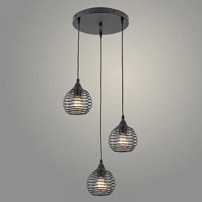 Подвес G22807/3HQ E BK черный фото 1