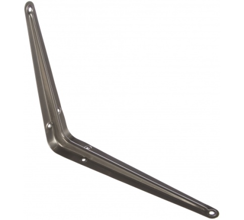 Уголок для полок серебряный 250х200 (8х10) фото 1