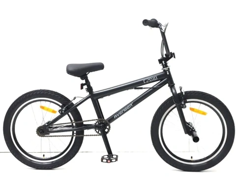 Велосипед 20" AVENGER BMX С201В черный, 10" фото 1