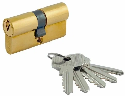 Цилиндровый механизм STD Z Л-60 (золото) (30-30) фото 1