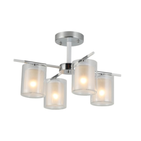 Люстра 07389/4 белый/хром фото 1