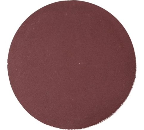 Круг абразивный на ворсовой подложке, под липучку, оксид алюминия, Р80, 125мм. (45-9-080) фото 1