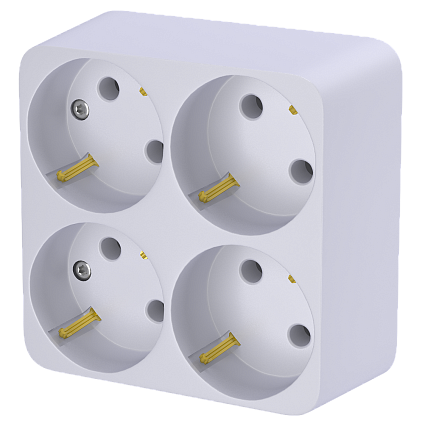 Разветвитель элек(четвертник) ФОТОН модель АМ 16-4Е, А16 фото 1