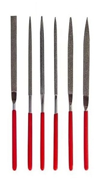 Лакра Набор надфилей алмазных, 140х70х3мм, 6шт. (3600001) фото 1
