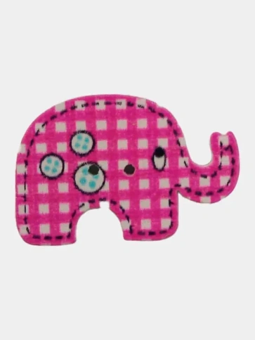 Пуговицы деревянные Слоники 29/20мм фото 1