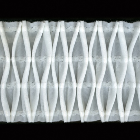 Тесьма шторная Буфы(бабочка) Т2898/Oz-is/100мм 1:3 50м фото 1