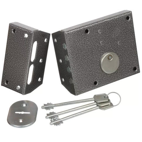 Зенит Замок накладной ЗН4-2 (серебро) фото 1