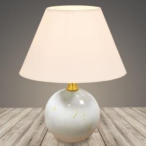 Настольная лампа 18326 белый/белый фото 1