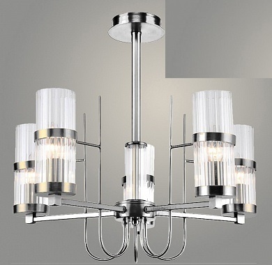 Люстра 2834C/5 CH хром Е14 XLD22 фото 1