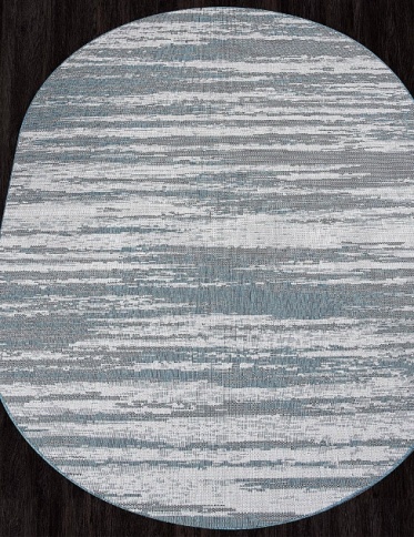 Ковер KAIR S143 1.2*1.7 Oval Blue фото 1