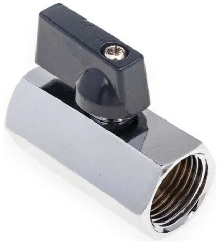 Кран мини шаровый 1/2" вн/вн фото 1